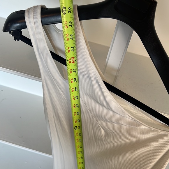 Skims White Soft Lounge Cutout One Shoulder Mini Dress - XL - Picture 8 of 8